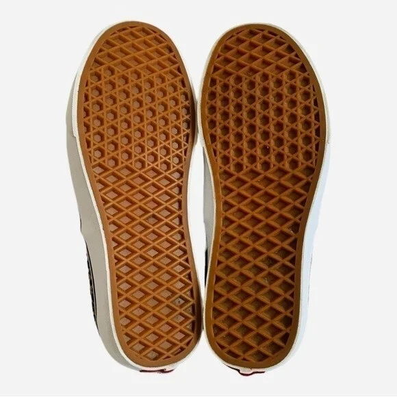 VANS Leopard Print White Brown Unisex Skate Sneakers Men’s Size 5 - Picture 9 of 10